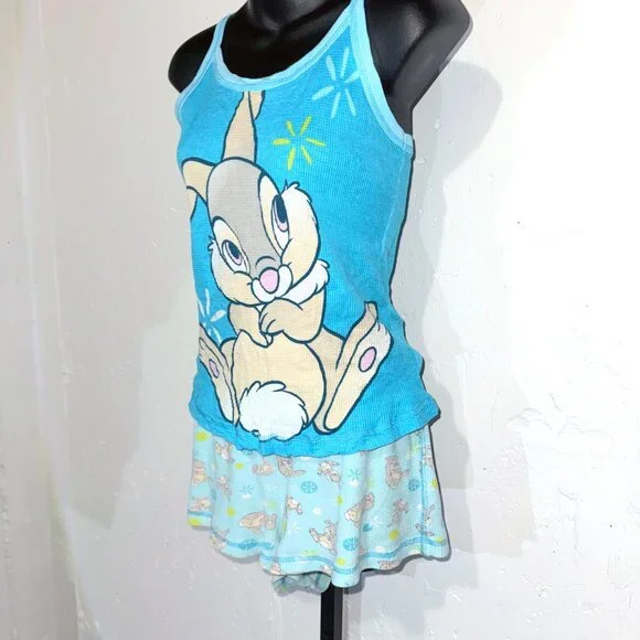 Vintage Disney Thumper Pajama Set Size Juniors XL / Adult Medium - Picture 5 of 7